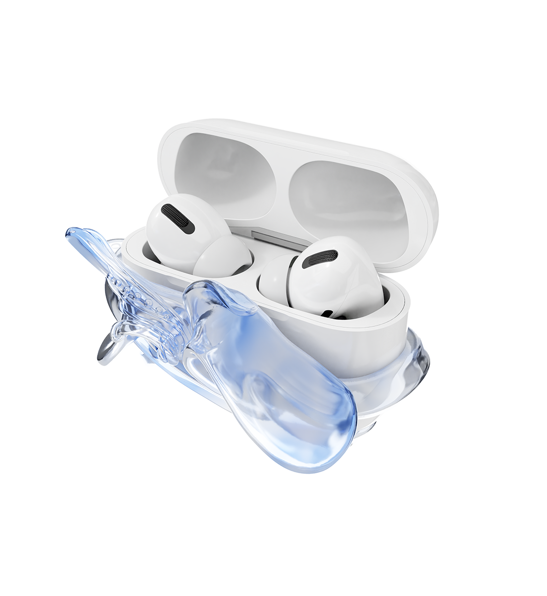 【ANDAASH】韓国人気★ Airpods Eaf Glass Sky Airpods Eaf Glass Sky – ANDAASH JP